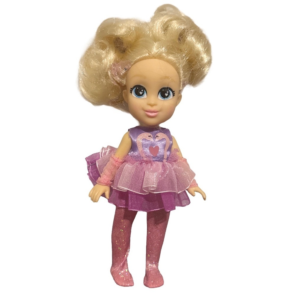 Love Diana 6” Ballerina Doll Pink Tutu Outfit Blonde Hair Mini Fashion Doll
